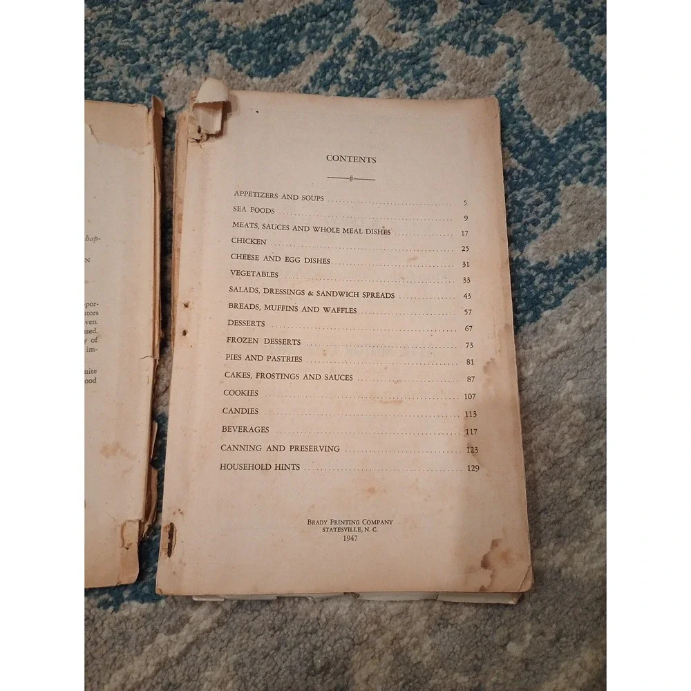 Milady's Favorite Cook Book First Associate Reformed Pres Church Statesville, NC